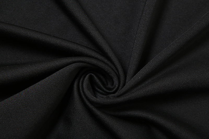 Women's Fashion Sleeveless Solid Color Hollow Design Sheath Dress