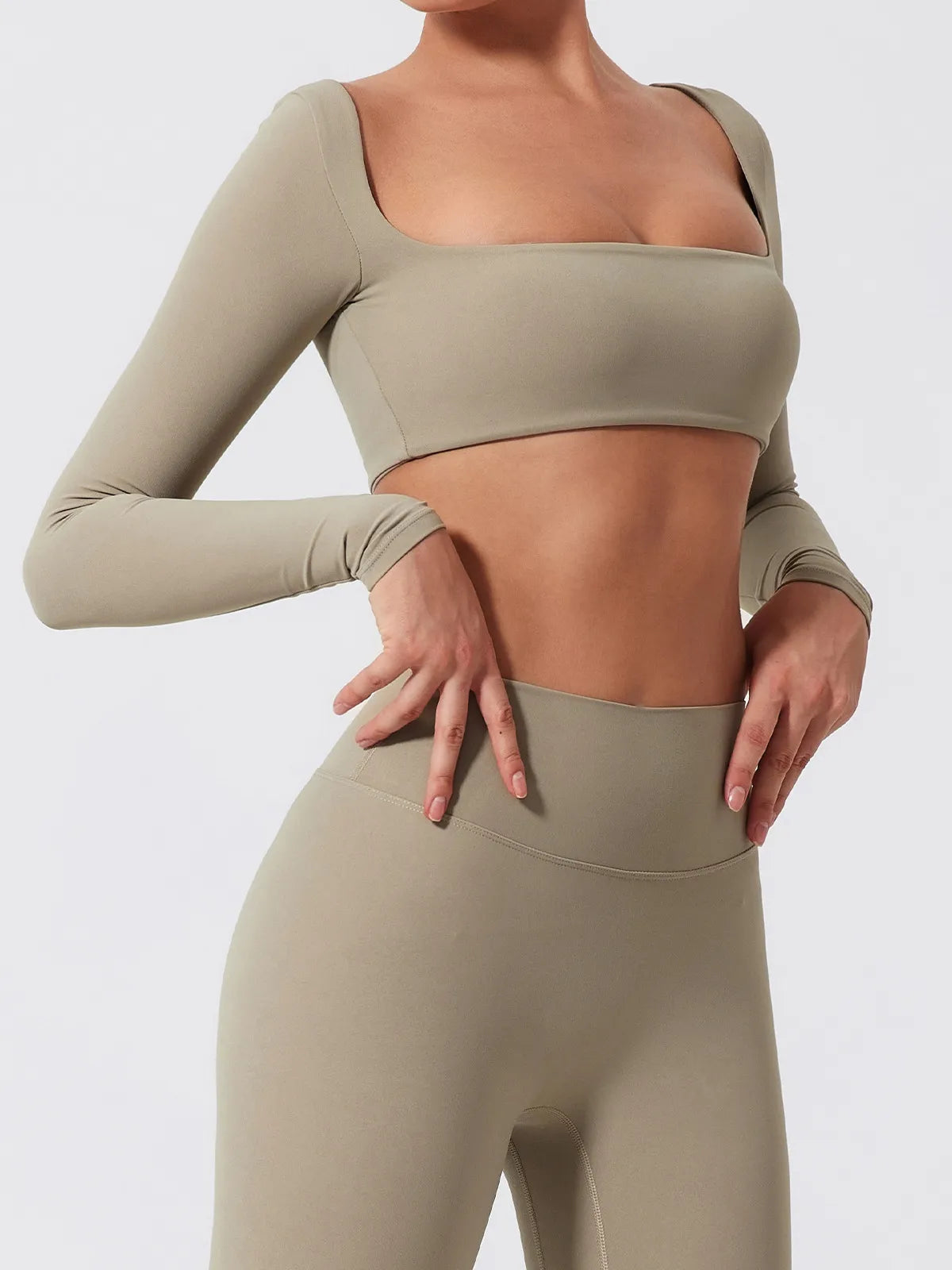 Fitness Sports Suits - Seamless Stretch Fitness Matching Set for Indoors & Outdoors