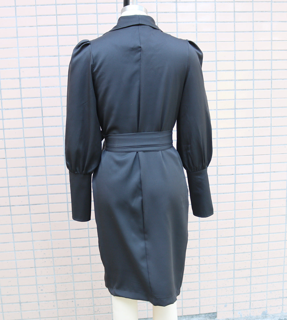 Long Sleeve Commuter Office Dress Women
