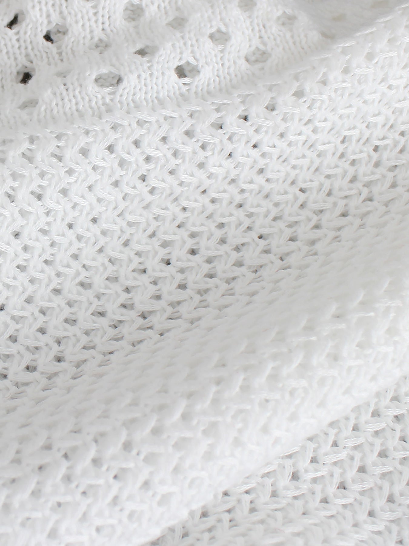 Knit Dresses - Knitted Long Hollow Sling Slit Dress