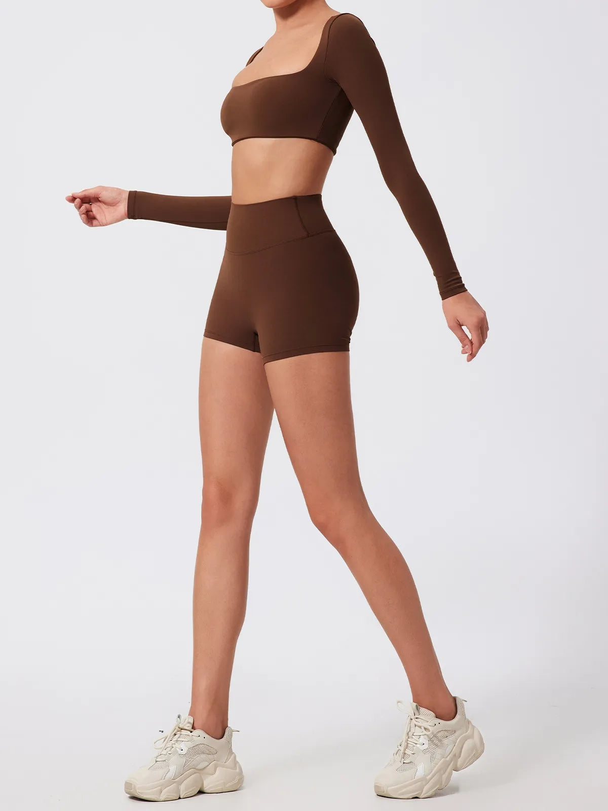 Fitness Sports Suits - Seamless Stretch Fitness Matching Set for Indoors & Outdoors