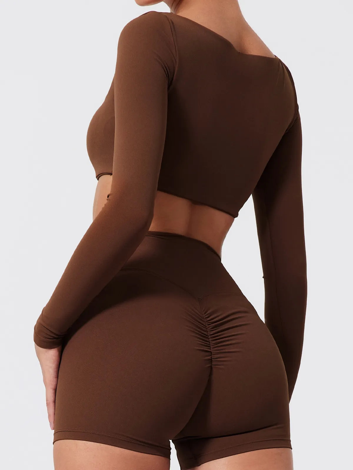 Fitness Sports Suits - Seamless Stretch Fitness Matching Set for Indoors & Outdoors