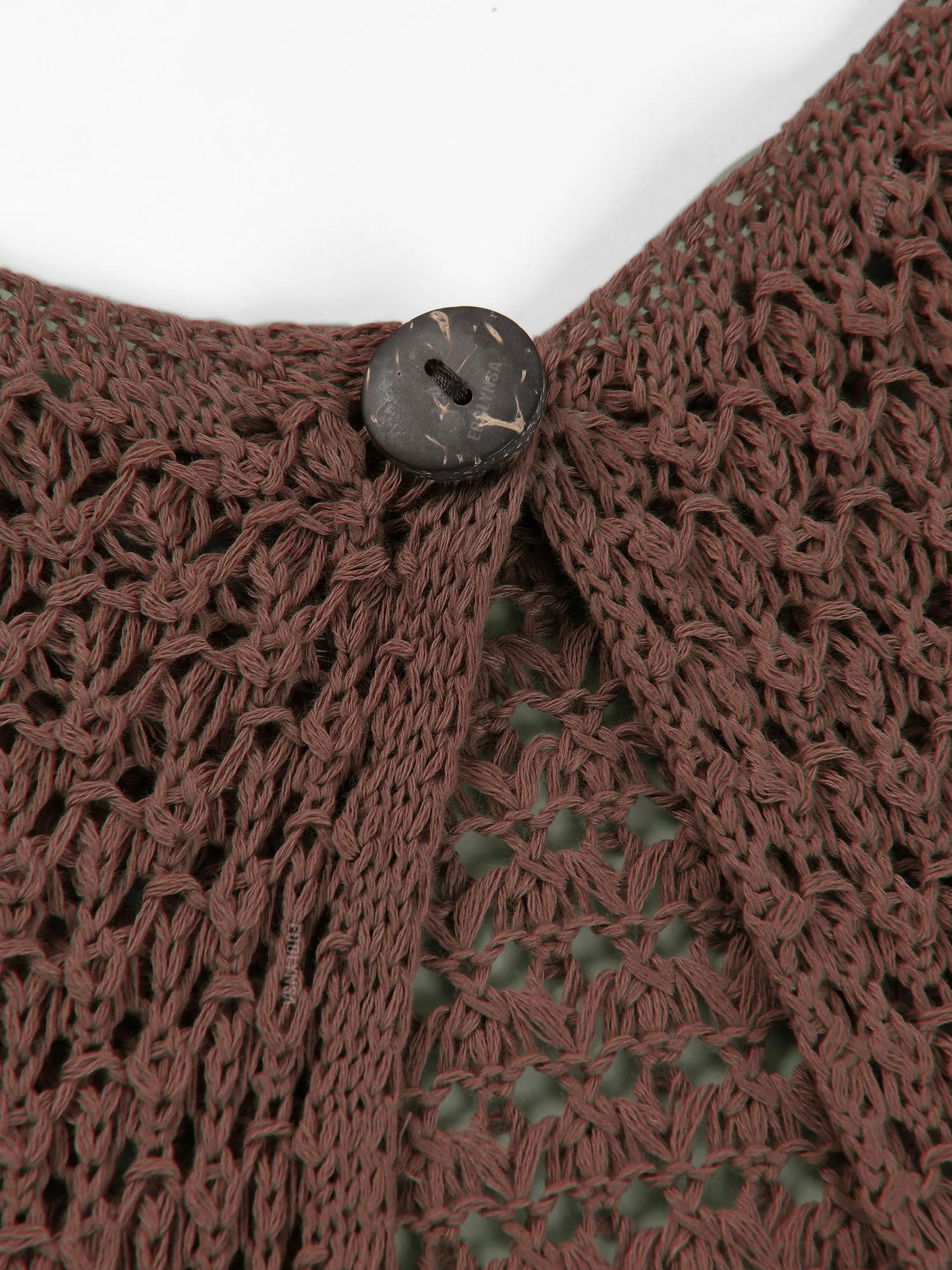 Beach Dresses - Beach Knit Cover-Up Dress with Cutouts