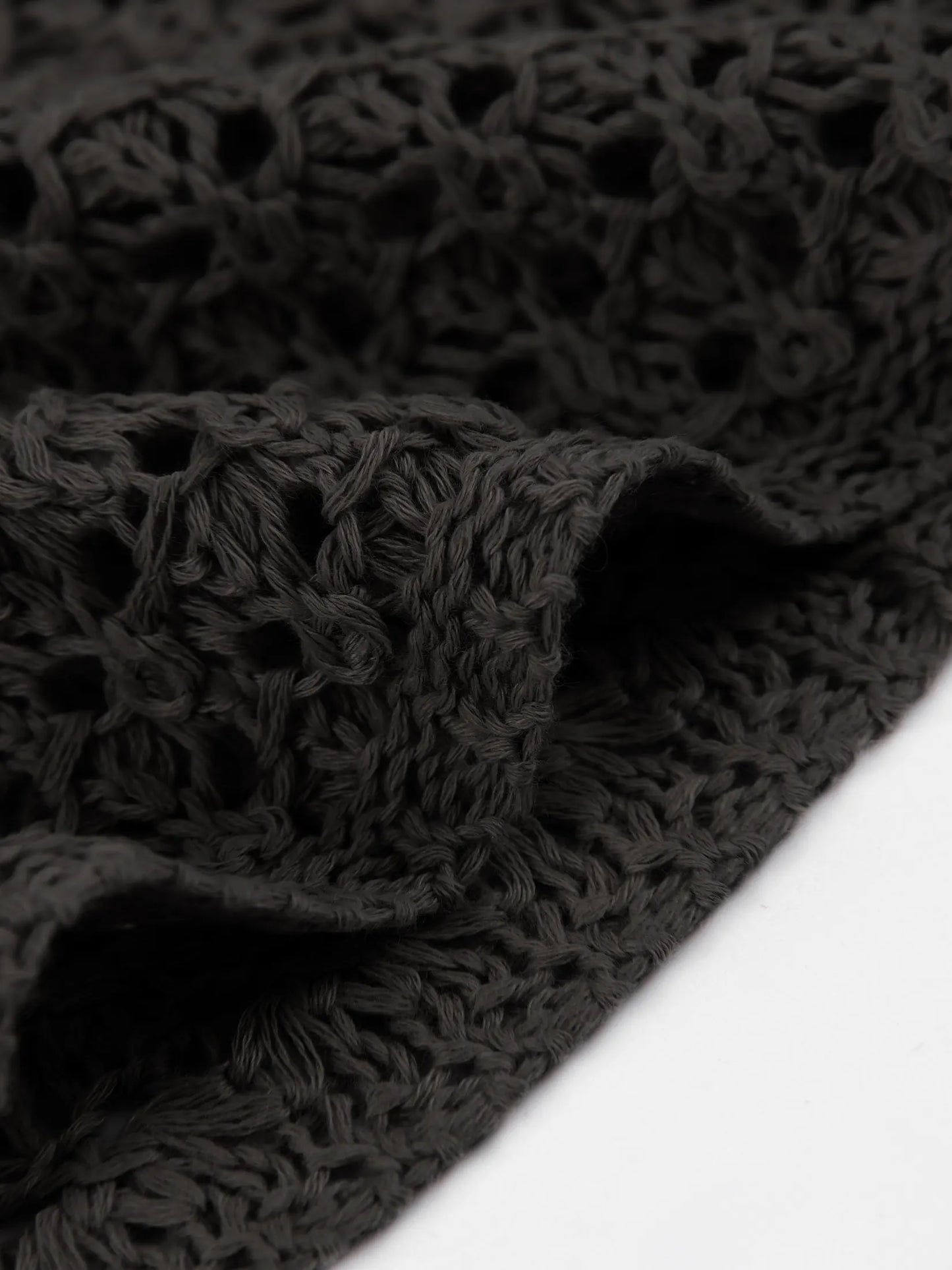 Beach Dresses - Beach Knit Cover-Up Dress with Cutouts