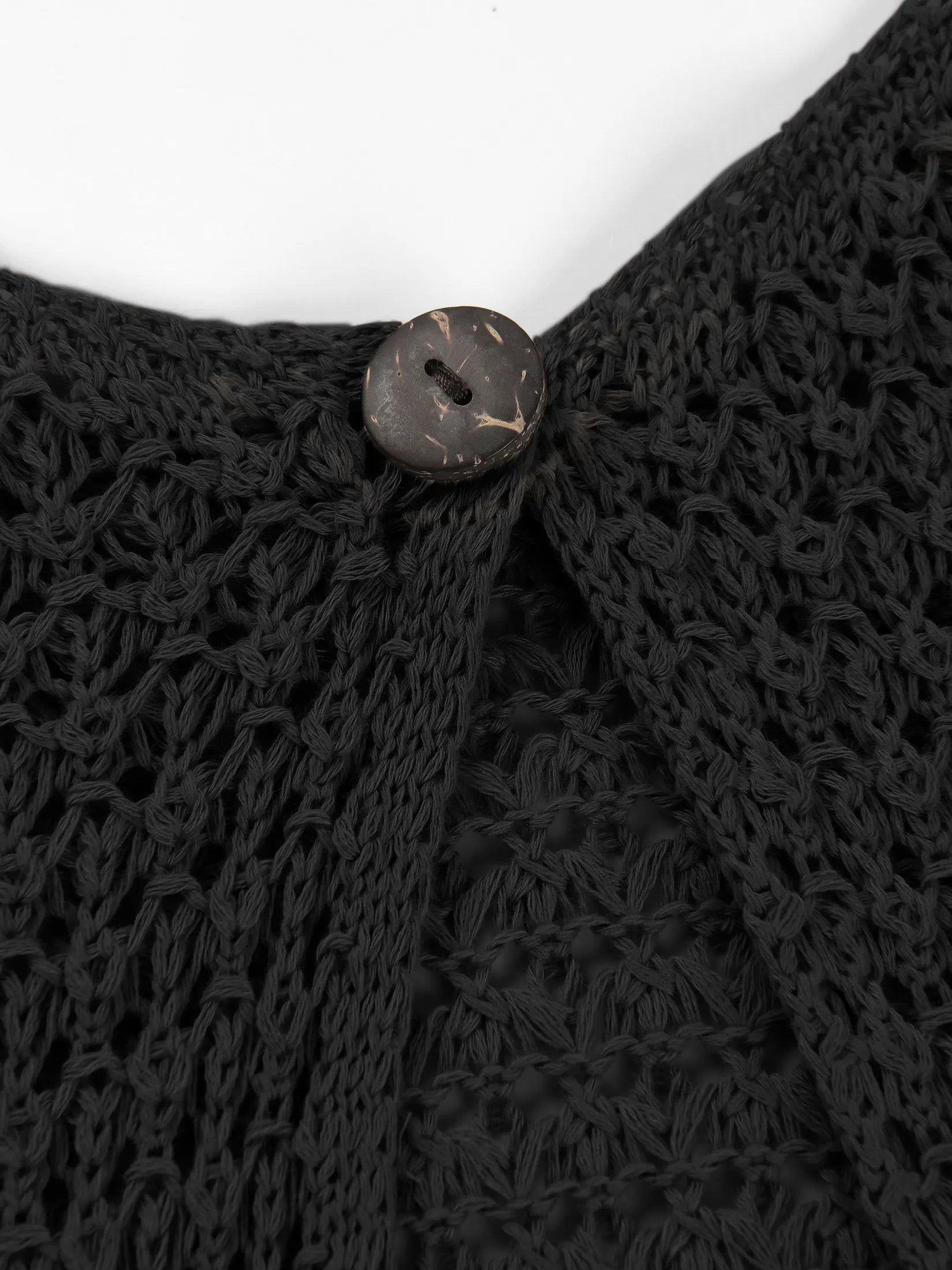 Beach Dresses - Beach Knit Cover-Up Dress with Cutouts