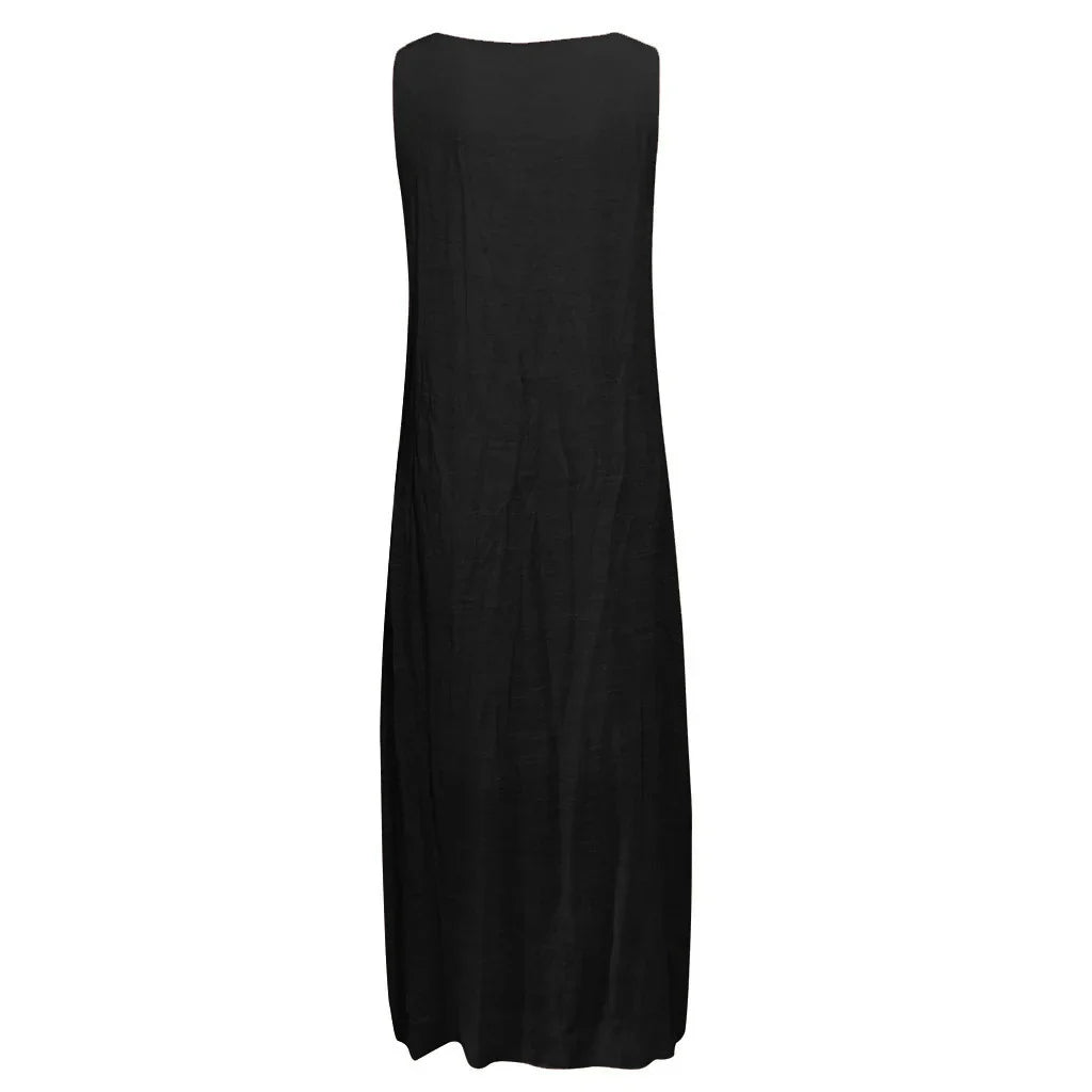 Beach Dresses- V-Neck Lace Detailed Maxi Dress for Summer Splendor- - Chuzko Women Clothing