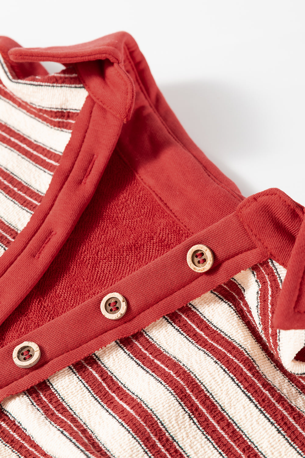 Blouses & Shirts - Autumn Casual Stripe V-Neck Button Top