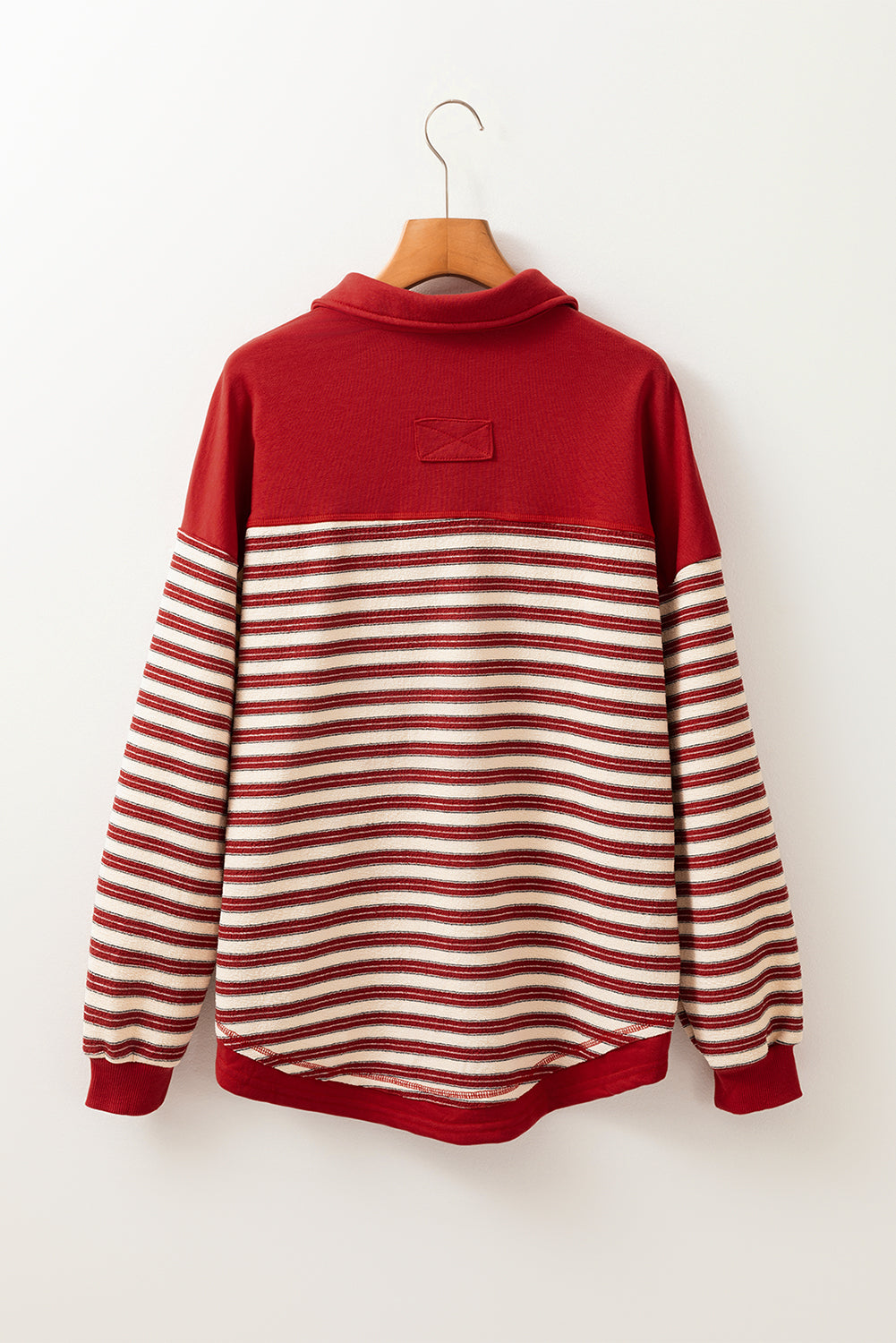 Blouses & Shirts - Autumn Casual Stripe V-Neck Button Top