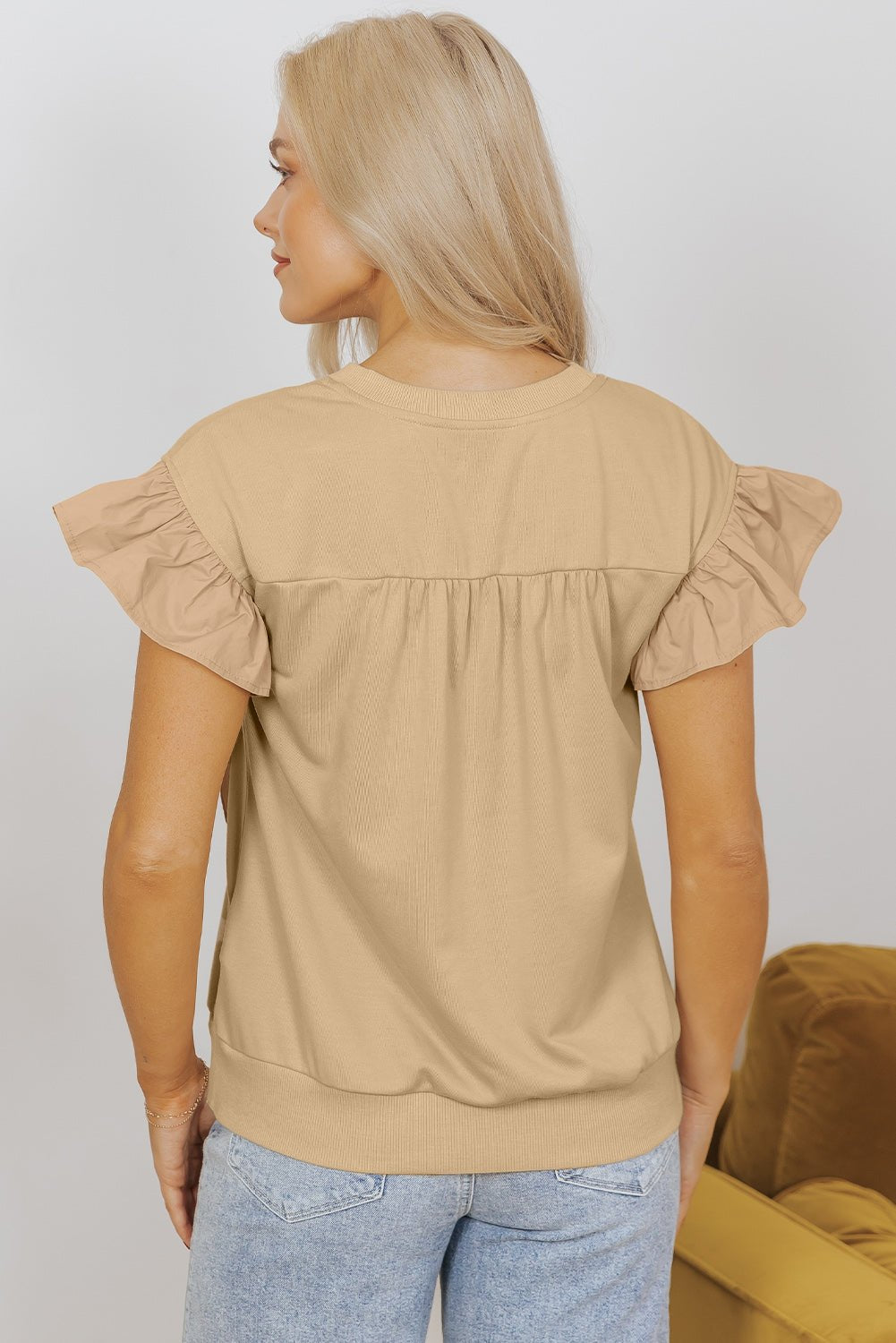 Blouses & Shirts - Casual Bow Front Top for Women