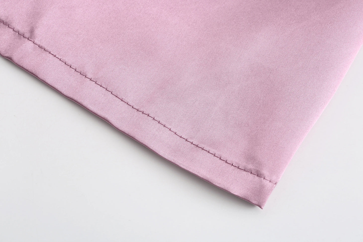 Bridal Shower Party - Custom Rose Pink Satin Wedding Robe – Bride and Team Edition