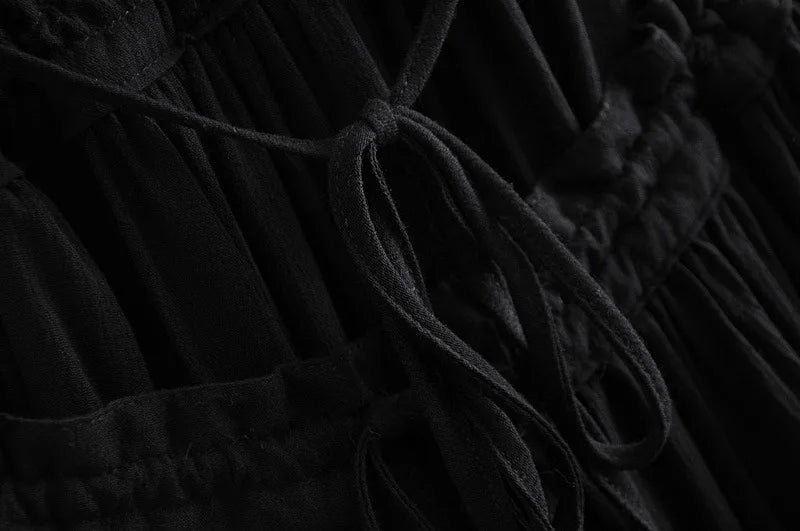 Cami Dresses - Summer Halter Neck Empire Dress for Festive Occasions