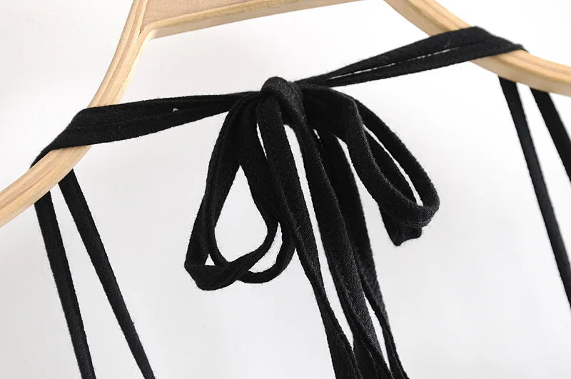 Cami Dresses - Summer Halter Neck Empire Dress for Festive Occasions