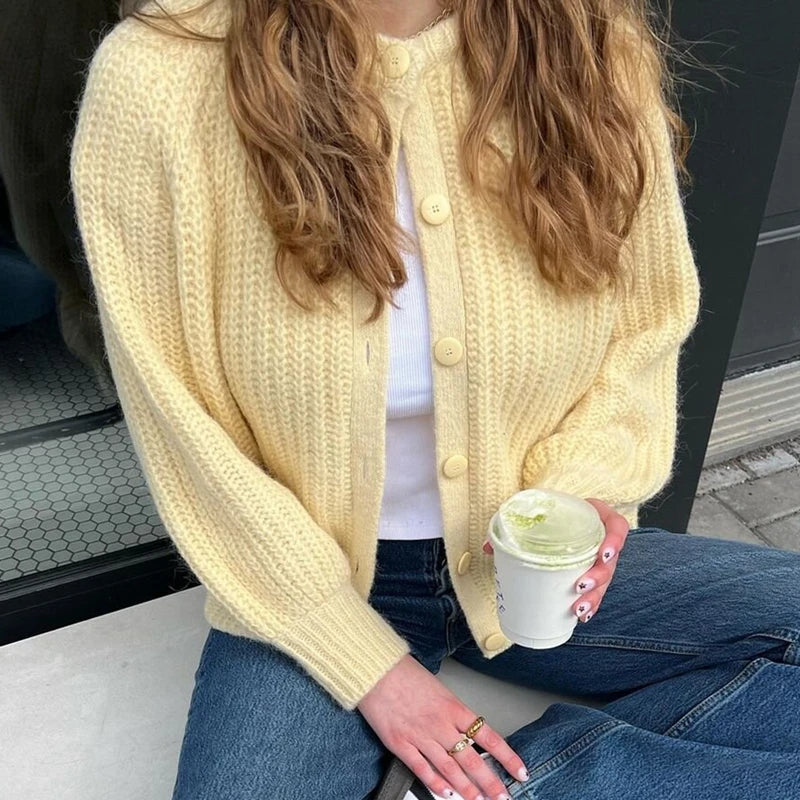 Cardigans - Women's Casual Knit Cardigan for Every Season