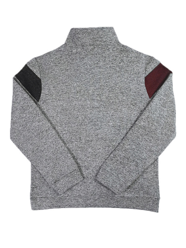 Cardigans - Men’s Color Block Casual Jacket with Zipper