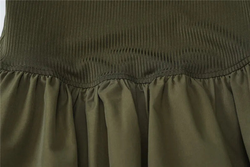 Casual Dresses - Fall Scoop Neck Flare Mini Dress