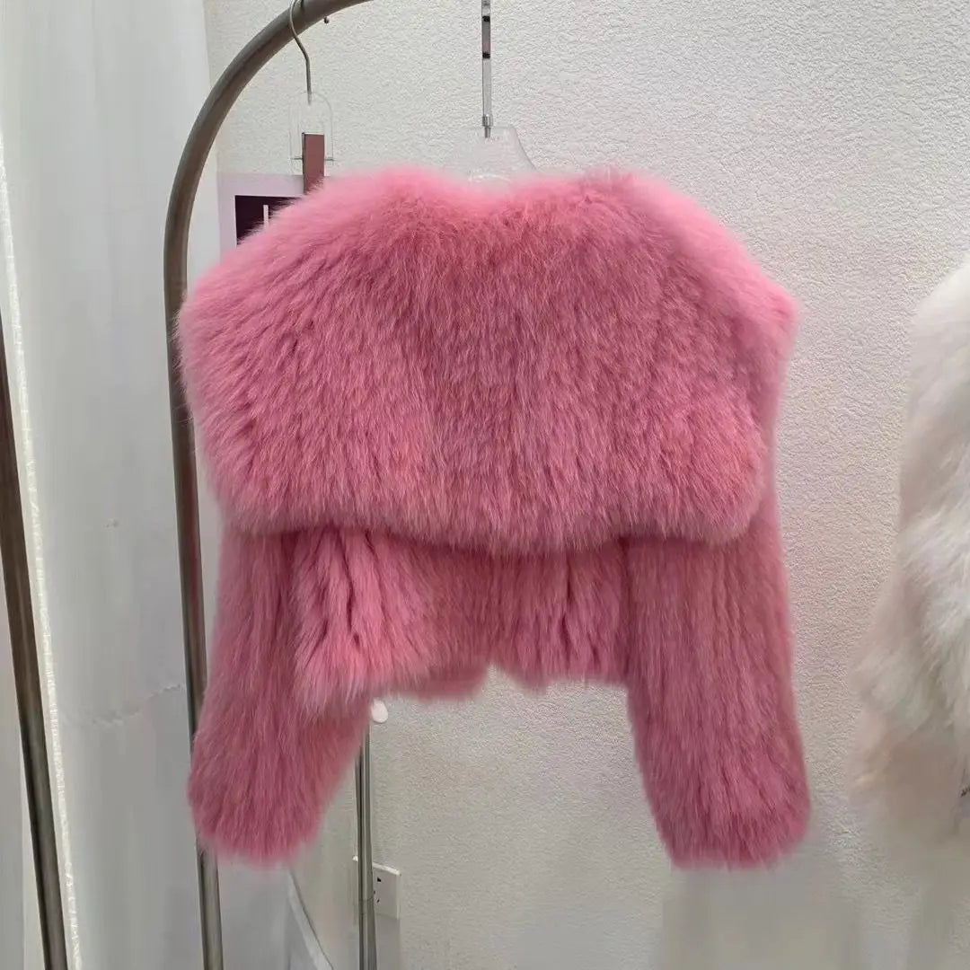 Coats - Women’s Luxurious Faux Fur Jacket for Winter Nights