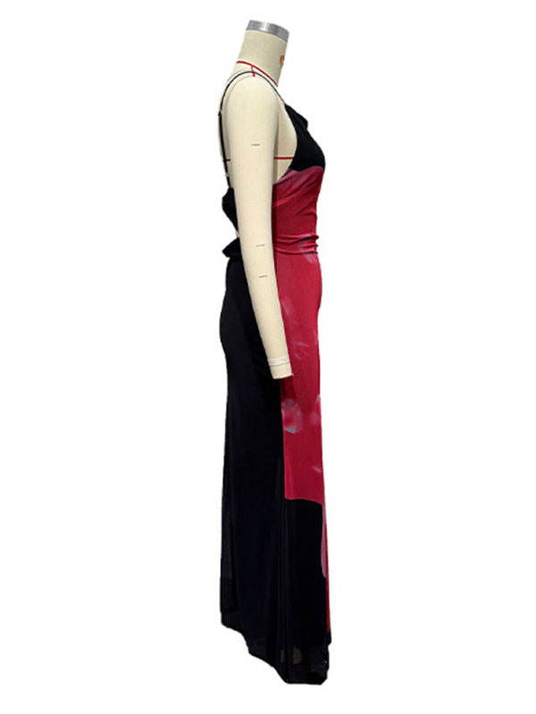 Cocktail Dresses - Abstract Floral Cocktail Dress