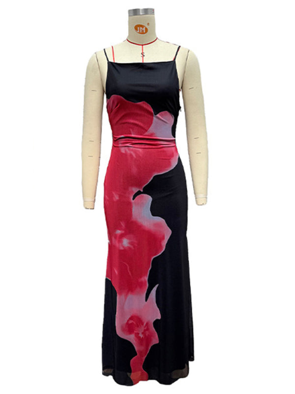 Cocktail Dresses - Abstract Floral Cocktail Dress