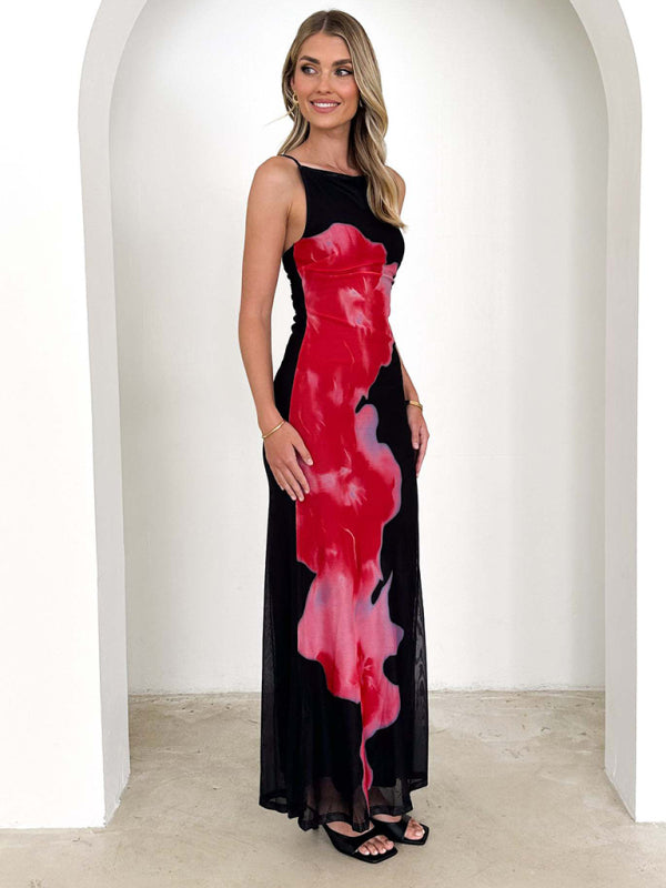 Cocktail Dresses - Abstract Floral Cocktail Dress
