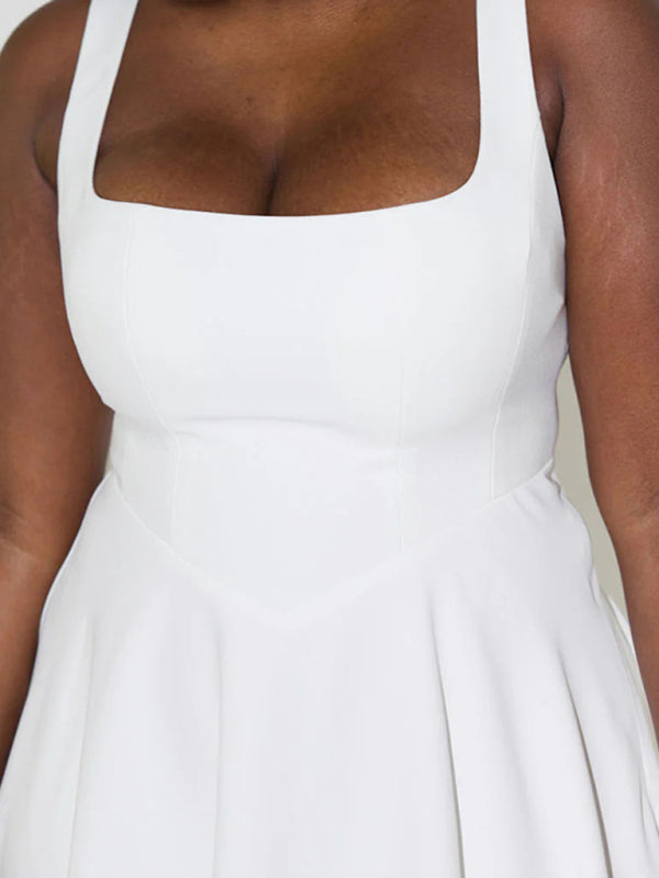 Cocktail Dresses - Classic Fit and Flare Cocktail Dress in Tea Length