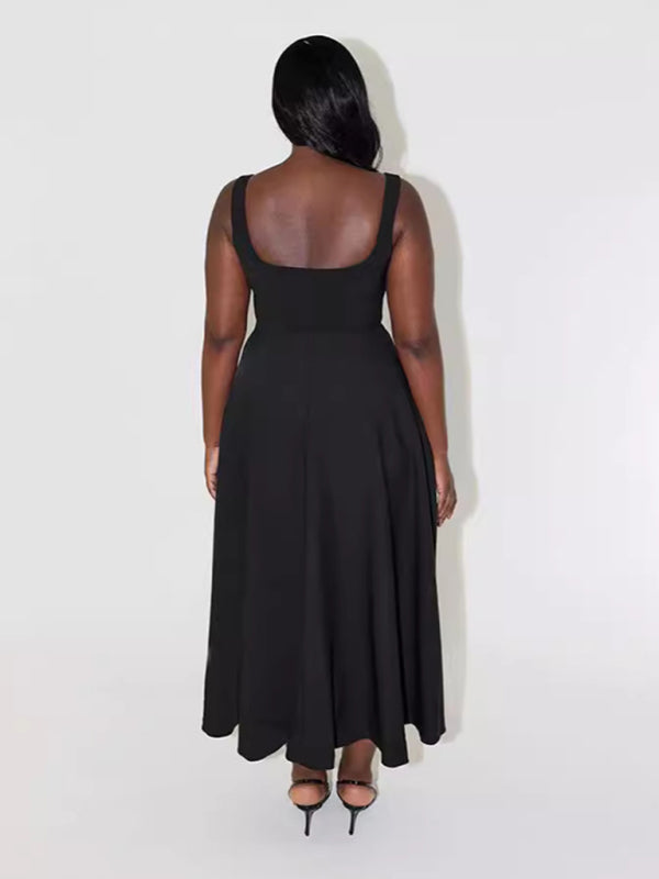 Cocktail Dresses - Classic Fit and Flare Cocktail Dress in Tea Length