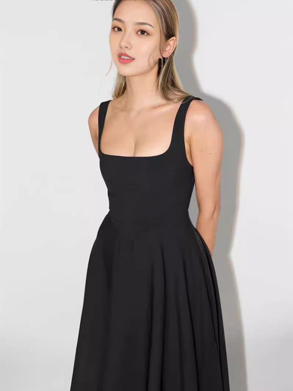 Cocktail Dresses - Classic Fit and Flare Cocktail Dress in Tea Length