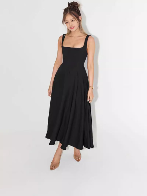 Cocktail Dresses - Classic Fit and Flare Cocktail Dress in Tea Length