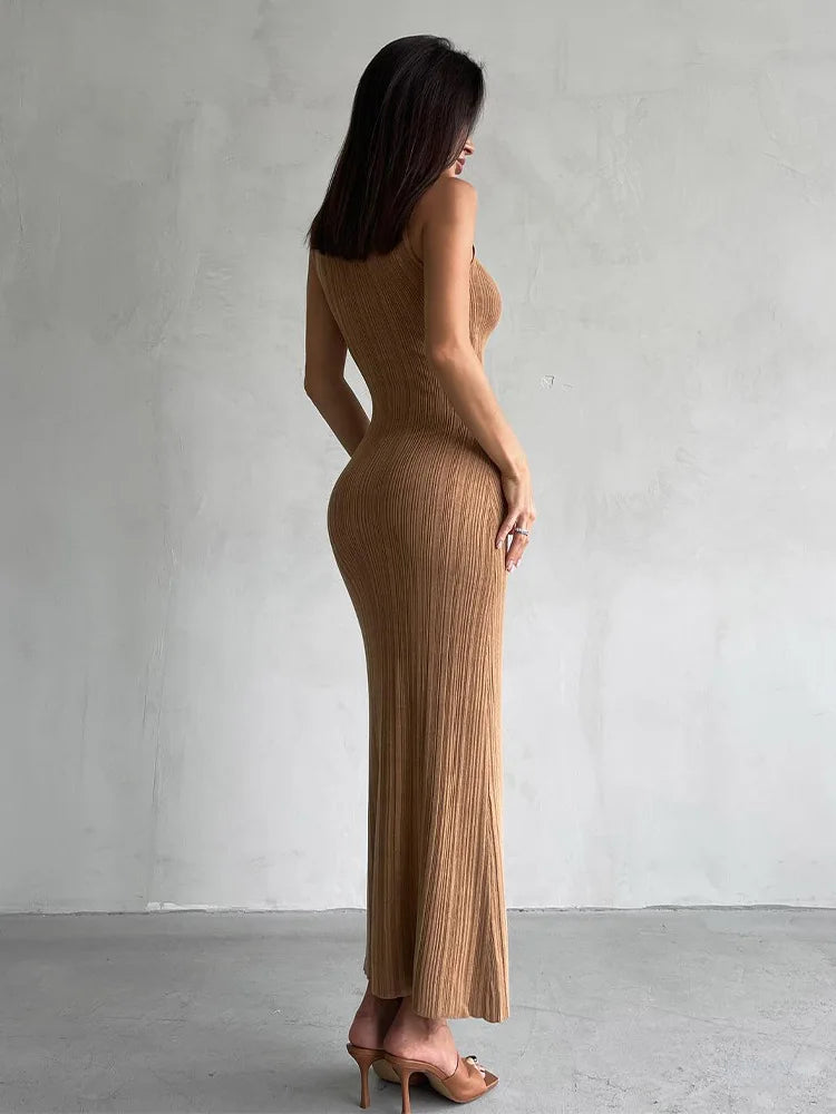 Cocktail Dresses- Elegant Form-Fitting Dress for Versatile Occasions- - Pekosa Women Fashion