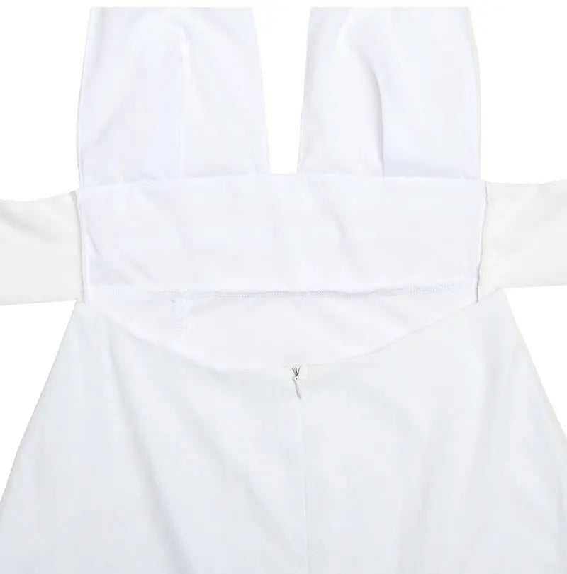 Cocktail Dresses- Reception Plunge Gown with High Slit Chiffon - Perfect Wedding Guest Attire- - Pekosa Women Fashion