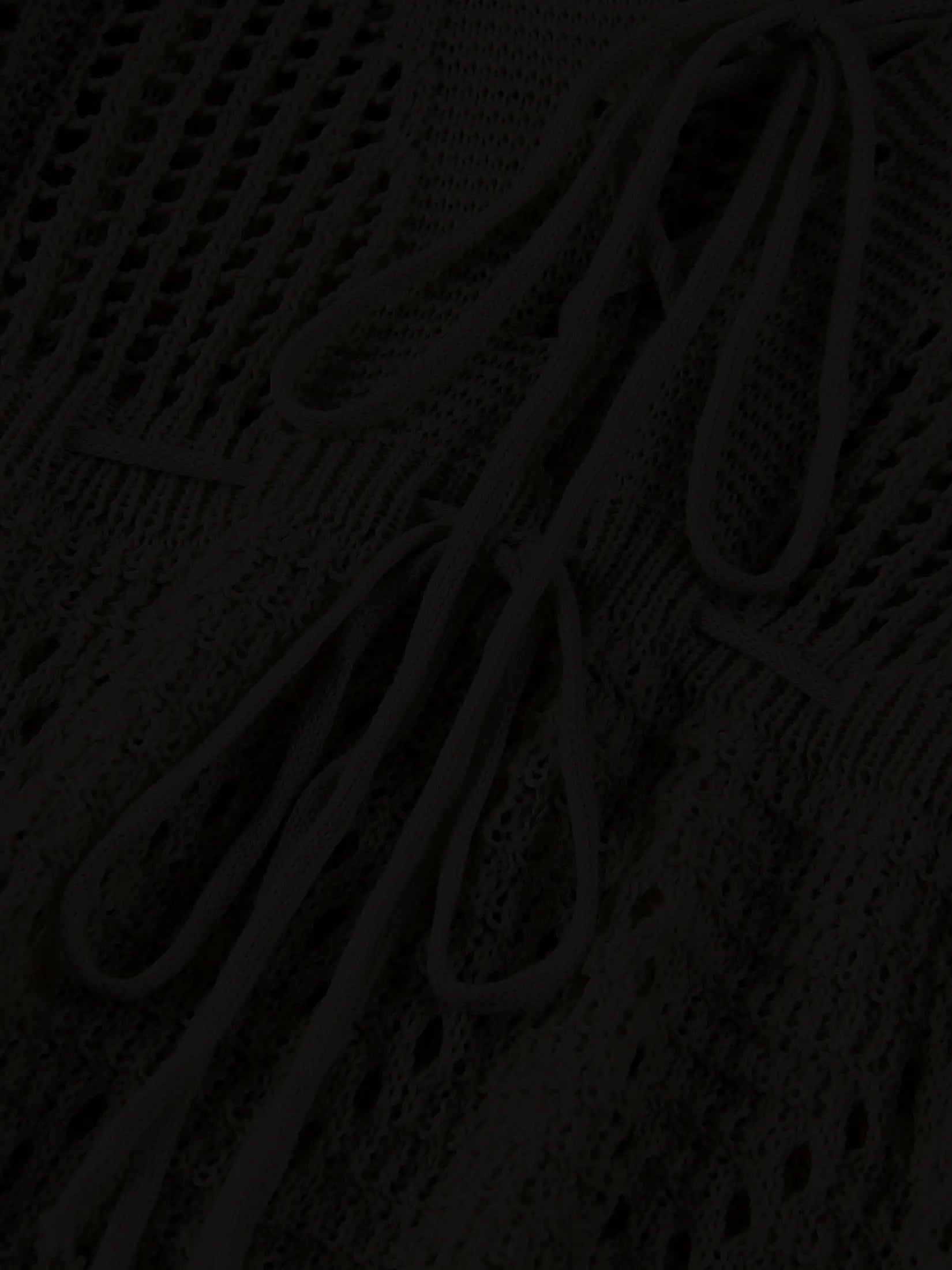 Cover up - Women's Beach Knit Cover-Up Lace-Up Beach Dress