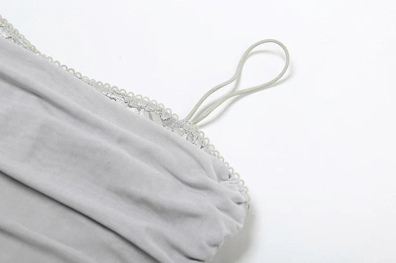 Elegant Dresses- Mesh Square-Neck Evening Gown Dress for Formal Occasions- - Pekosa Women Fashion