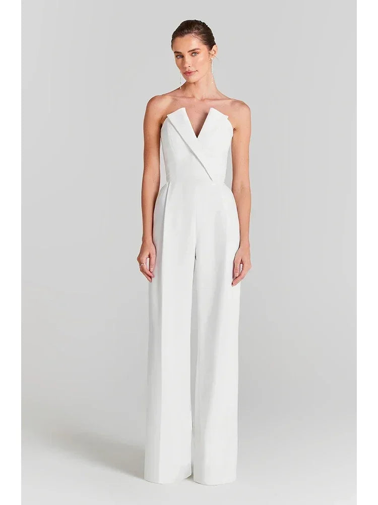 Elegant Jumpsuits - Pearls Bodysuit & Formal Jumpsuit for Women