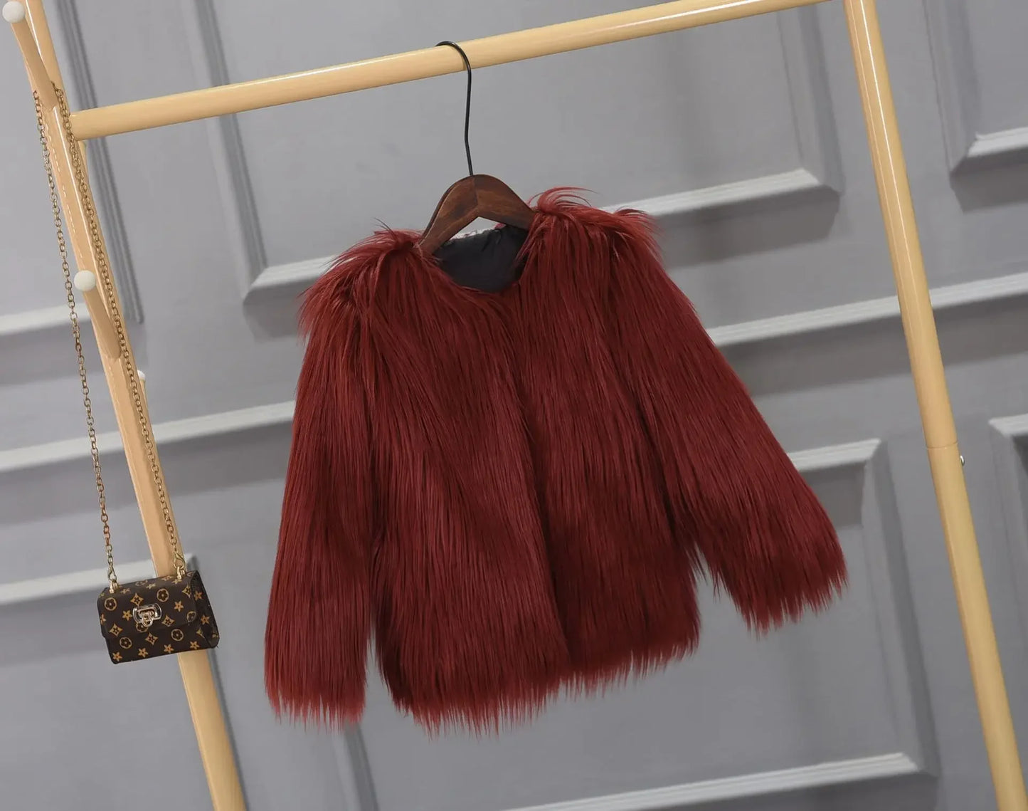 Faux Fur Jackets - Women’s Fancy Faux Fur Coat - Thick Warm Jacket