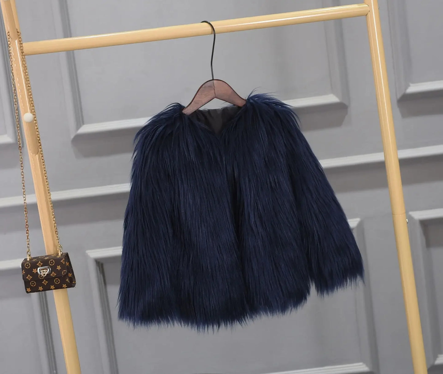Faux Fur Jackets - Women’s Fancy Faux Fur Coat - Thick Warm Jacket