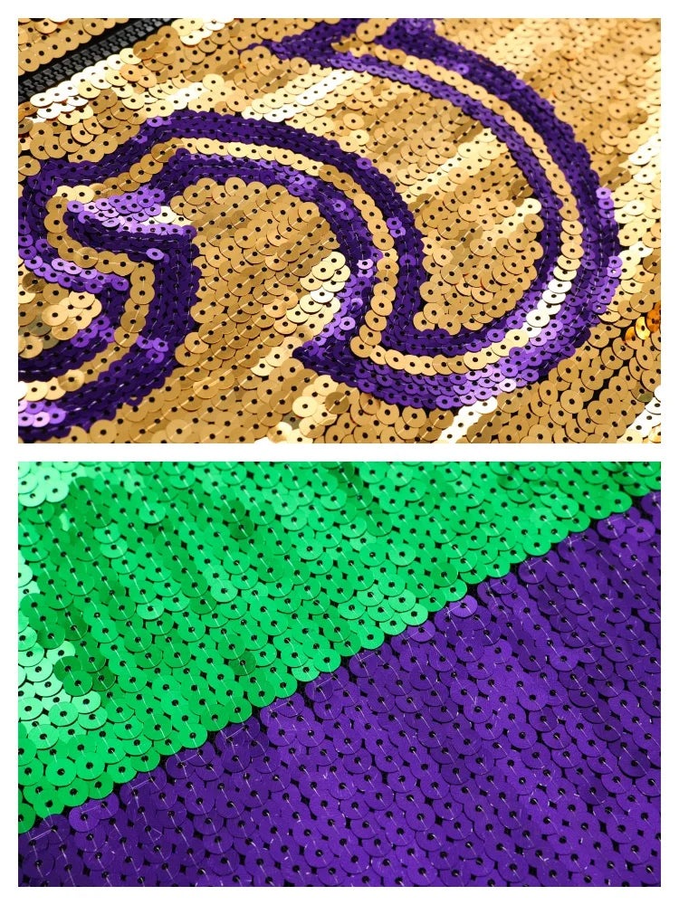 Festive Jackets - Women’s Mardi Gras Aviator Jacket