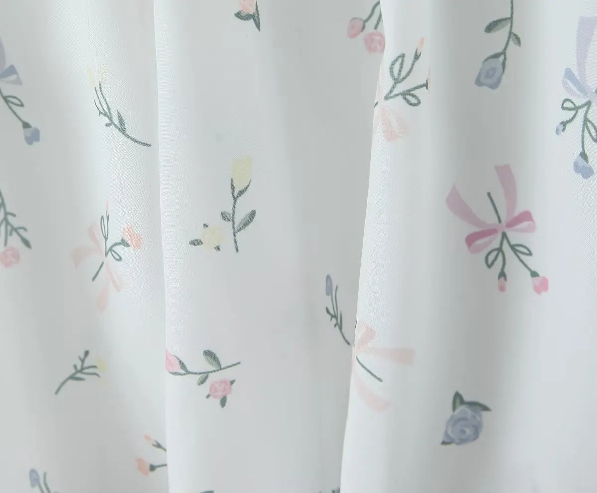 Fit and Flare Dresses - Floral Strapless Summer Dress | Fit & Flare Style