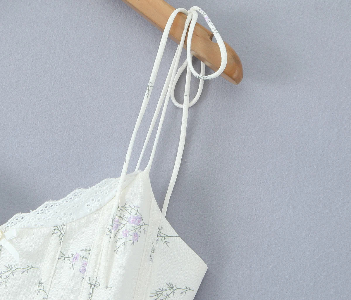 Fit and Flare Dresses - V-Neck Lace-Up Corset Dress for Summer Cocktails