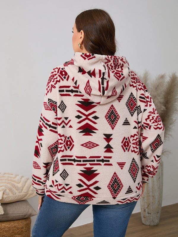 Fleece Hoodies - Cozy Plush Fleece Women's Hoodie