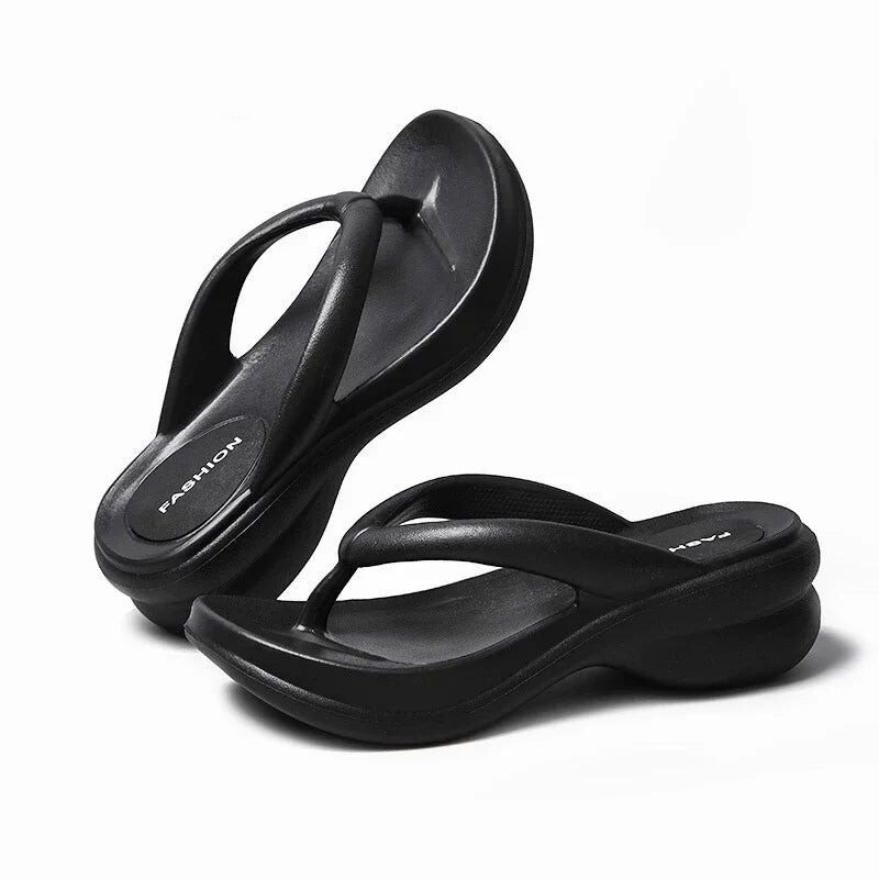 Flip Flops - Casual Thick-Platform Summer Slippers for All-Day Comfort