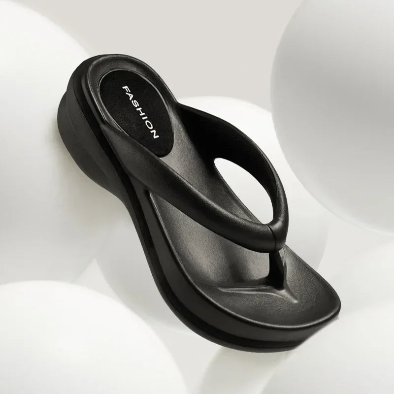 Flip Flops - Casual Thick-Platform Summer Slippers for All-Day Comfort