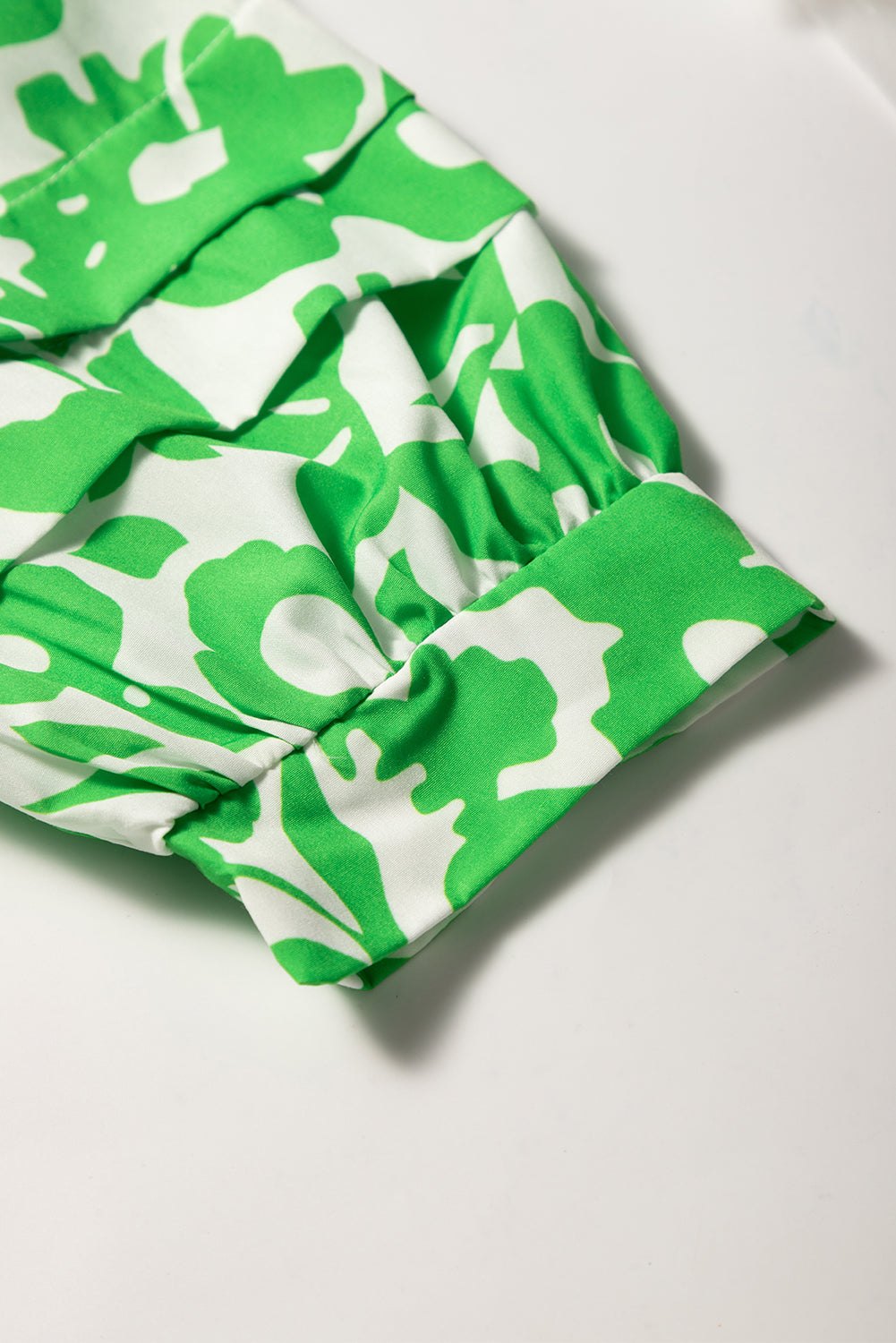 Floral Dresses - Green Floral Casual Summer Dress