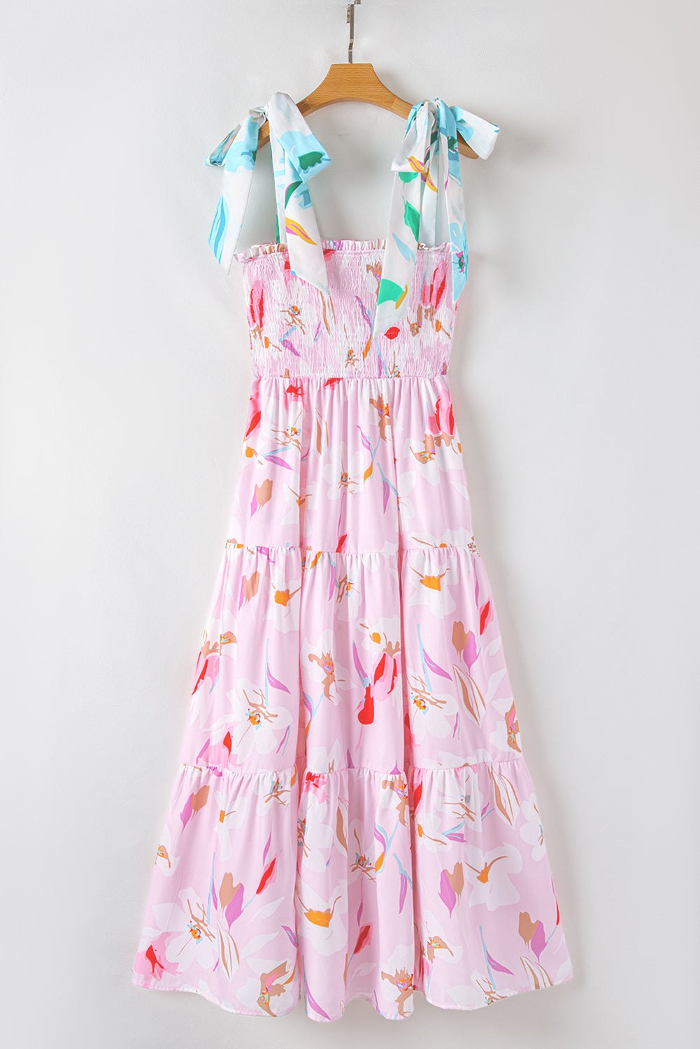 Floral Dresses - Floral Maxi Summer Dress for Women