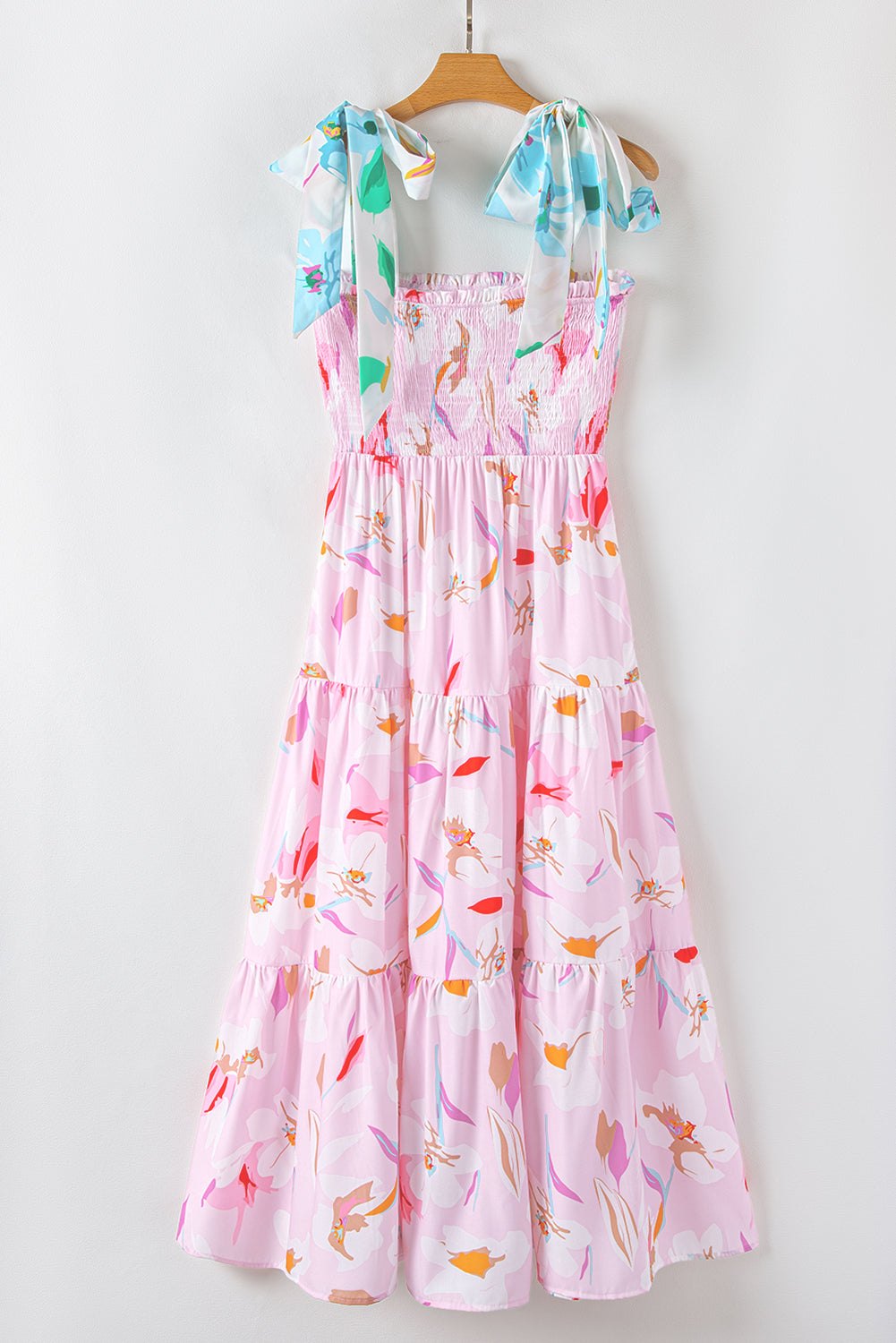 Floral Dresses - Floral Maxi Summer Dress for Women