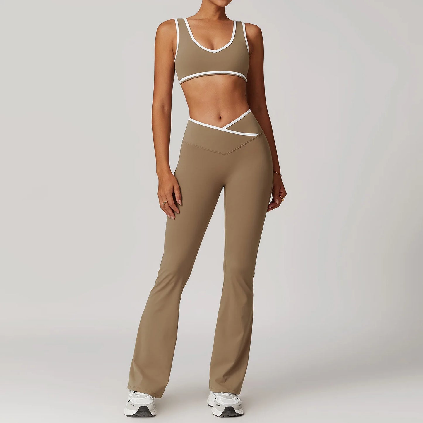 Gym Outfits - Quick-Dry Athletic Sets for Yoga 2 Piece Gym Style Outfit