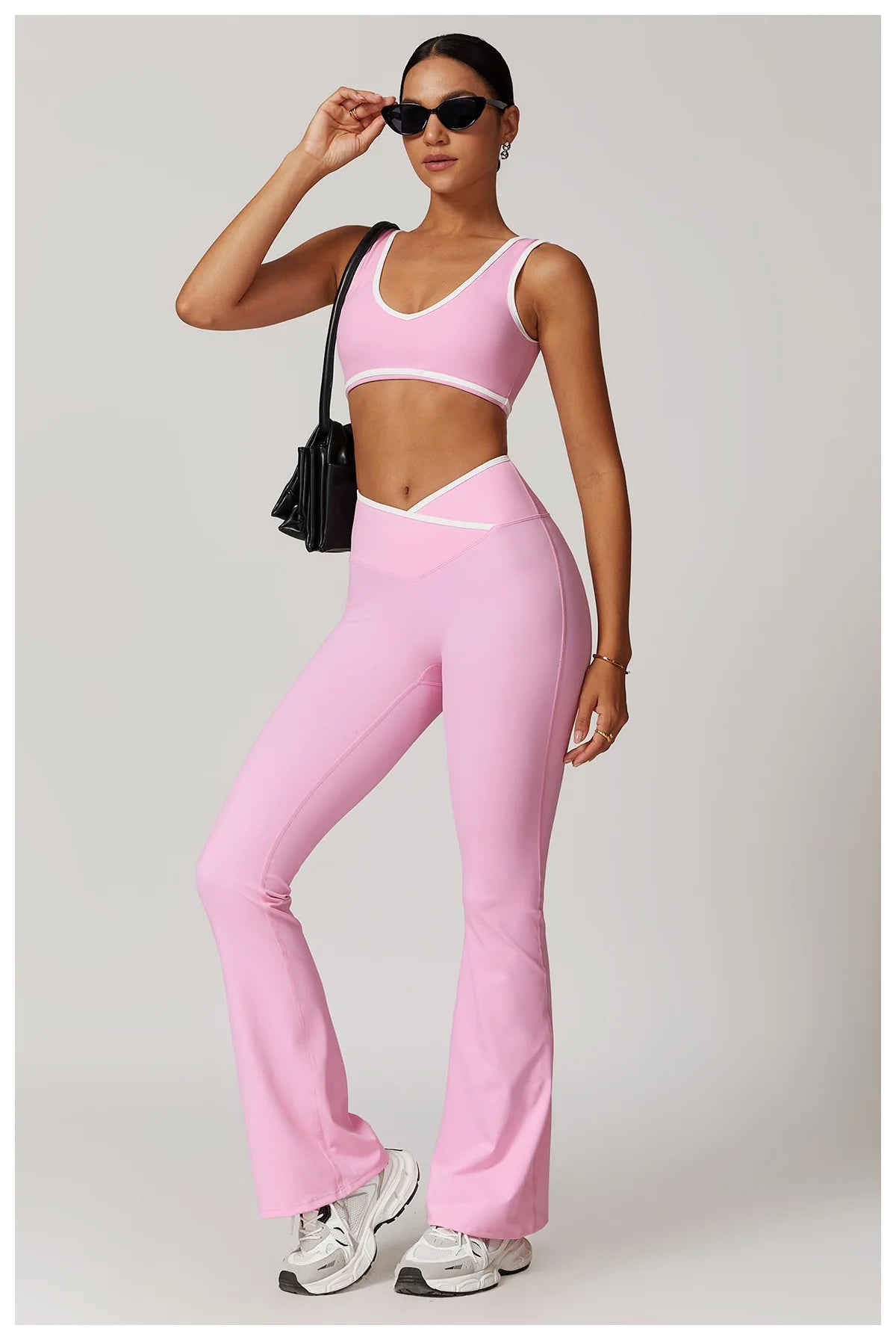 Gym Outfits - Quick-Dry Athletic Sets for Yoga 2 Piece Gym Style Outfit