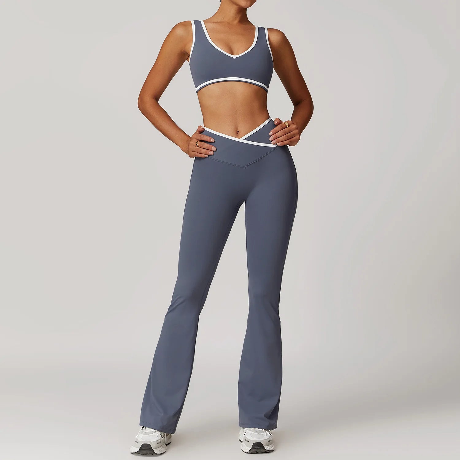 Gym Outfits - Quick-Dry Athletic Sets for Yoga 2 Piece Gym Style Outfit