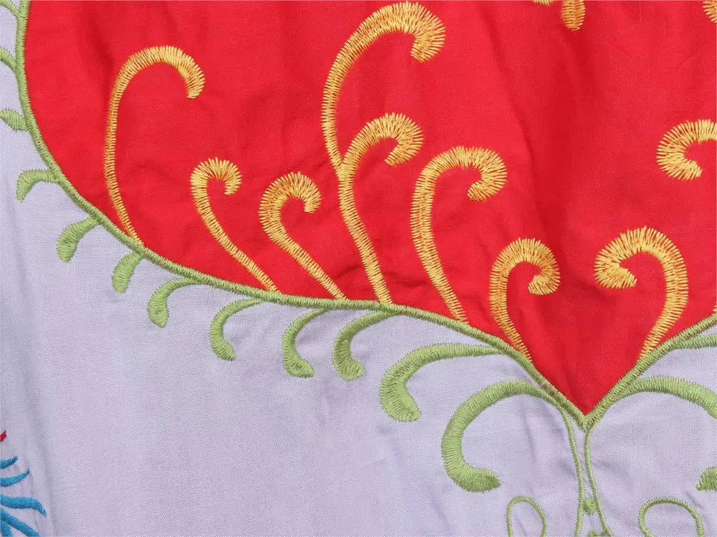 Kaftans - Jastie Embroidered Women Maxi Dress V-Neck Batwing Sleeve Loose Oversize Summer Dresses Drawstring Waist Boho Beach Vestidos