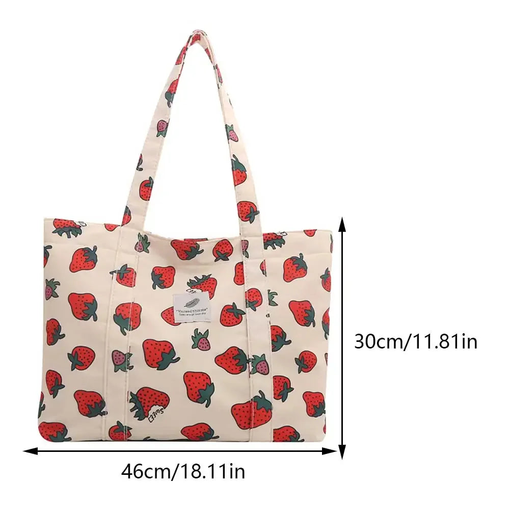 HandBags - Cherry Print Shoulder Bag
