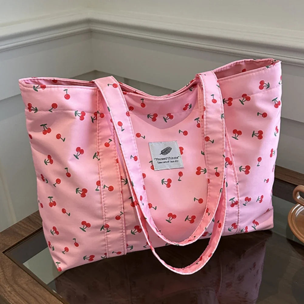 HandBags - Cherry Print Shoulder Bag