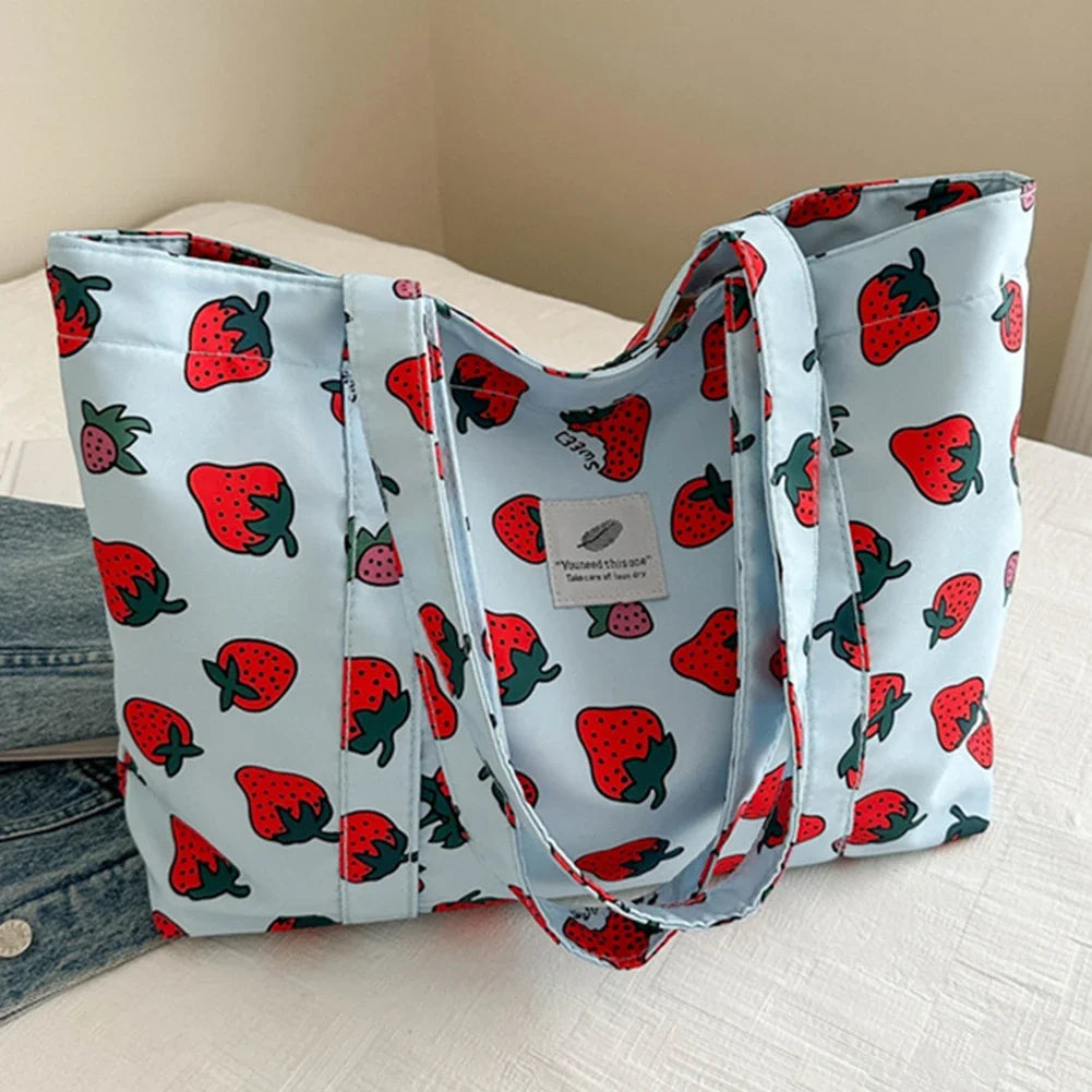 HandBags - Cherry Print Shoulder Bag